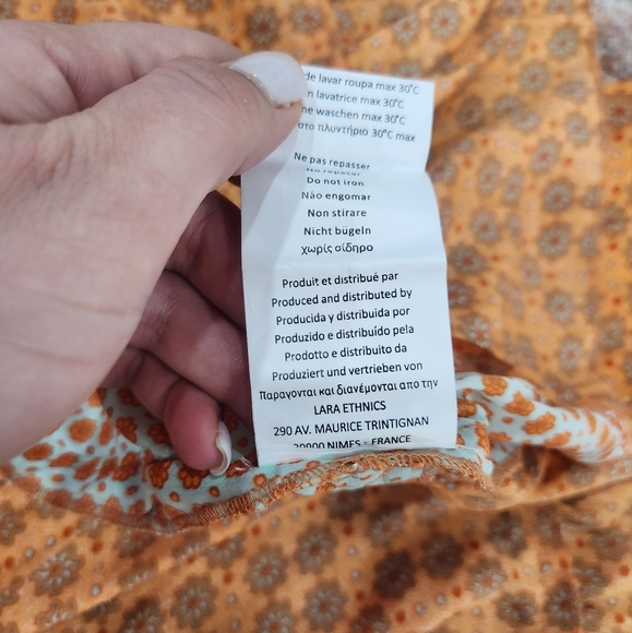 Laraethnics Open Back Long Dress Petal One Size - Picture 6 of 13